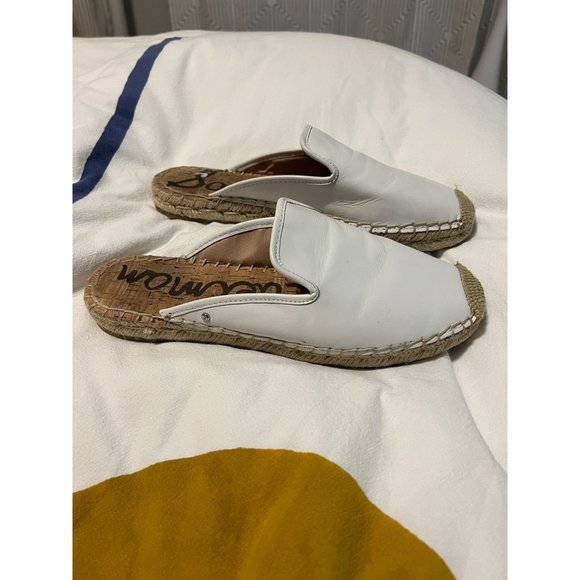 Sam Edelman White Espadrille Sandals‎ - Size 9.5 - Picture 1 of 5